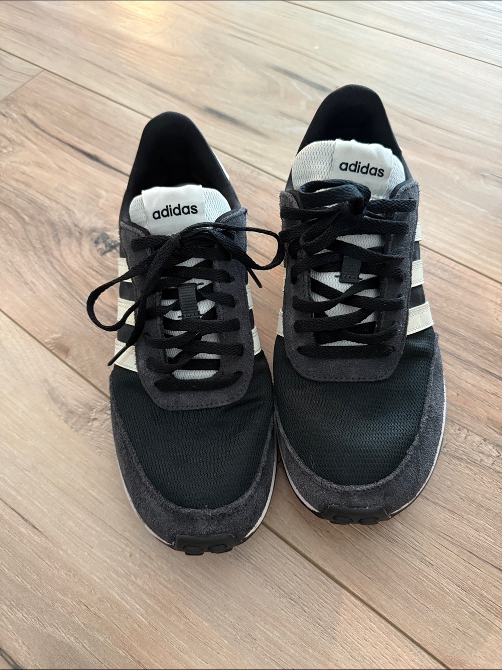 adidas Women’s Black & White Casual Sneakers - Picture 2 of 5